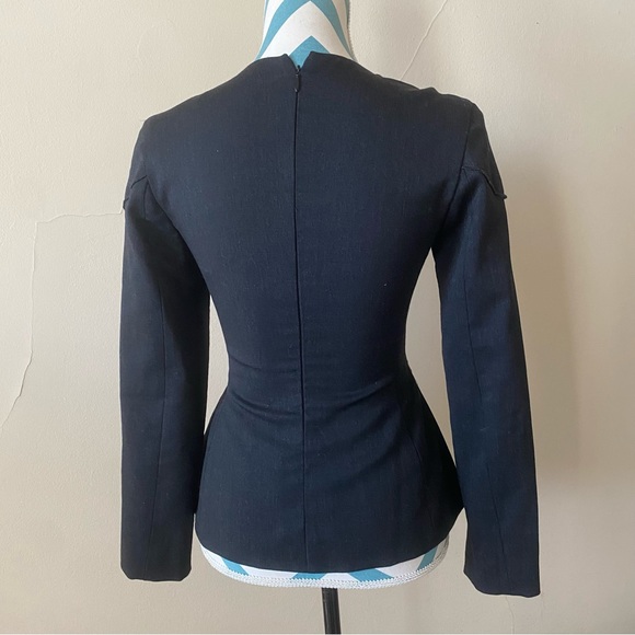 RARE!!! TER ET BANTINE SILVER TOP LONG
SLEEVE ZIPPER SIZE 38EU(XS) - Picture 4 of 9